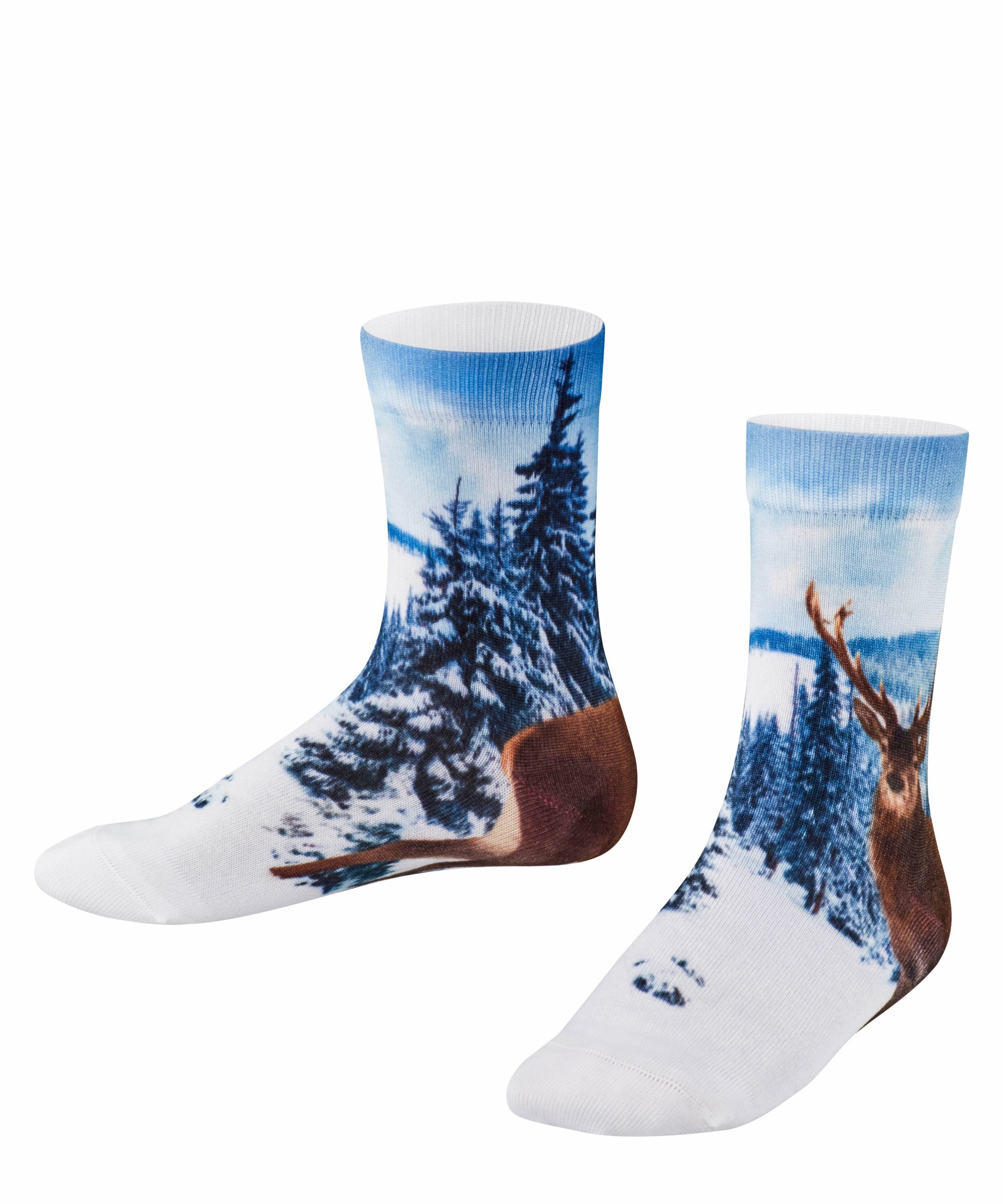 Vollständiges Produktsortiment! FALKE Socken Deer Print (1-Paar)
