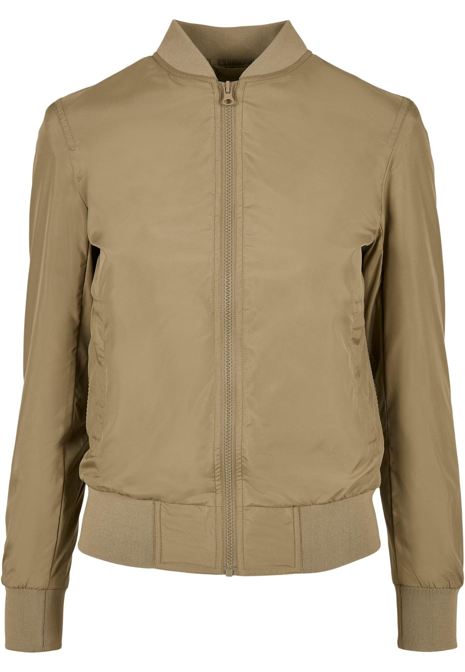 URBAN CLASSICS Outdoorjacke Damen Ladies Light Bomber Jacket (1-St) khaki
