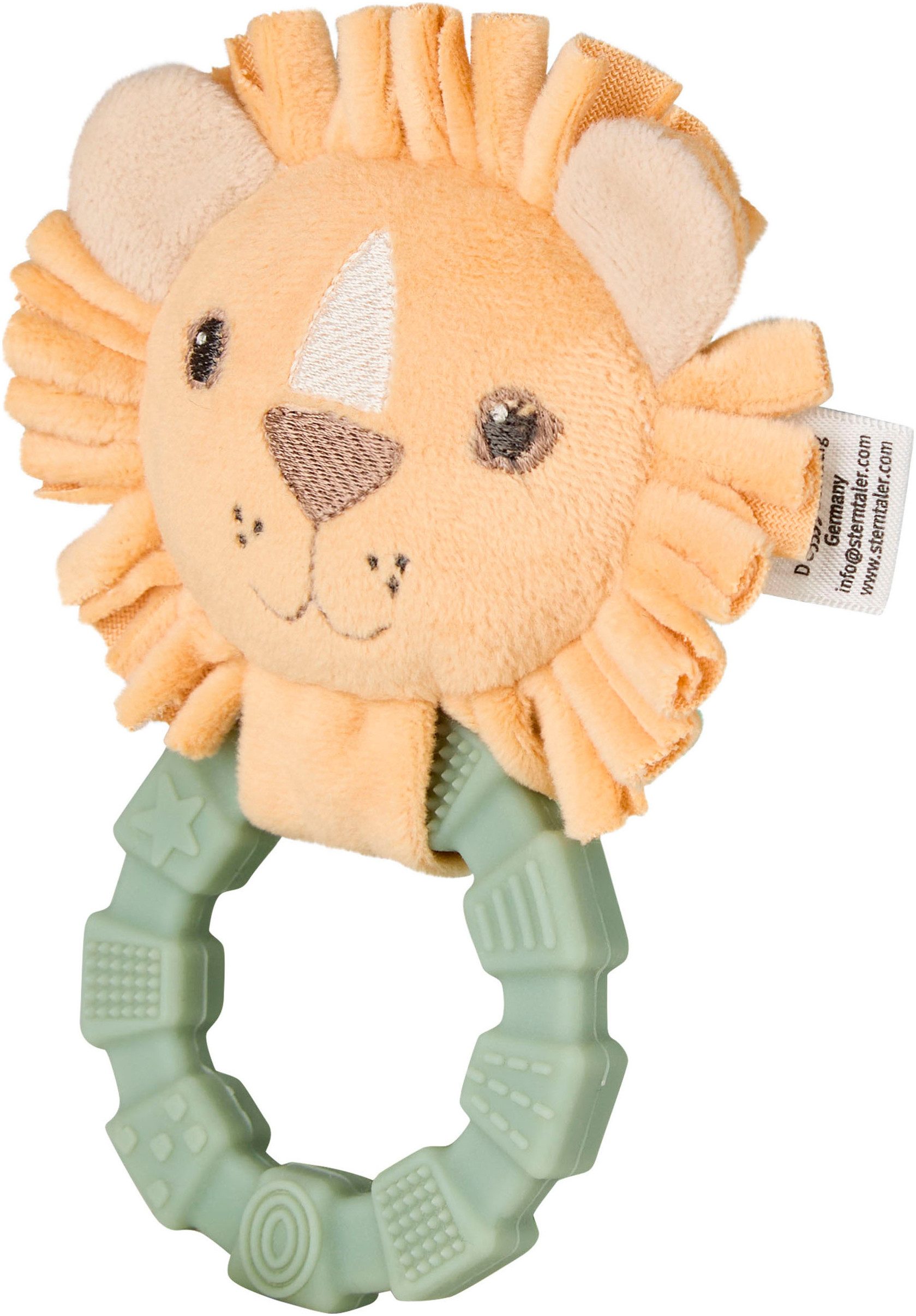 Sterntaler® Greifling Löwe Leo Ring, mit Rassel