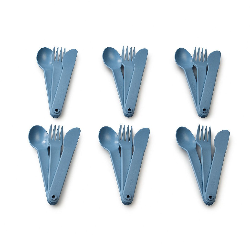 TUPPERWARE Besteck-Set Besteck SET blau (6)
