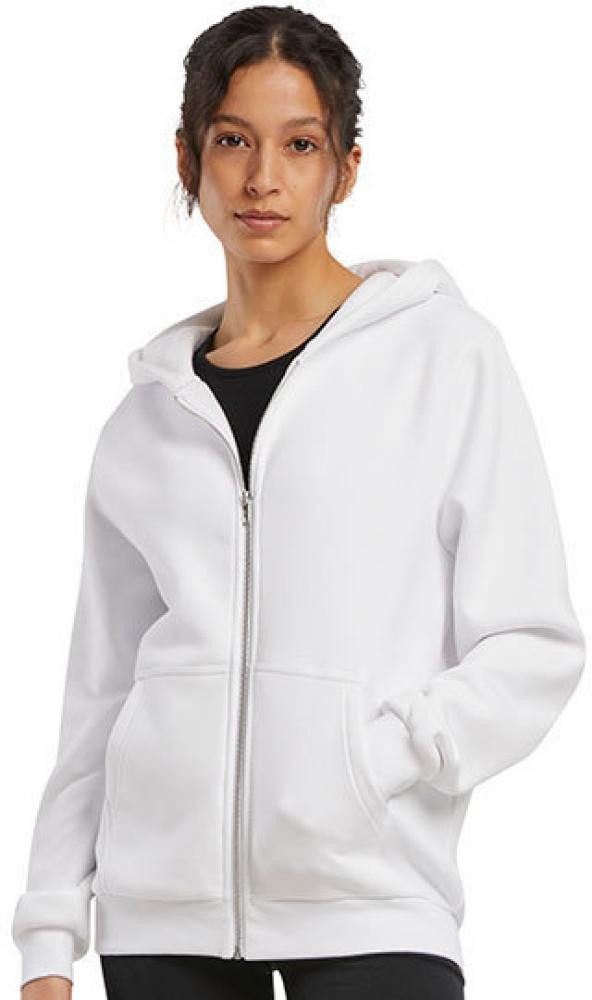 Build Your Brand Kapuzensweatjacke Damen Fluffy Zip Hoody Kapuzenjacke günstig online kaufen