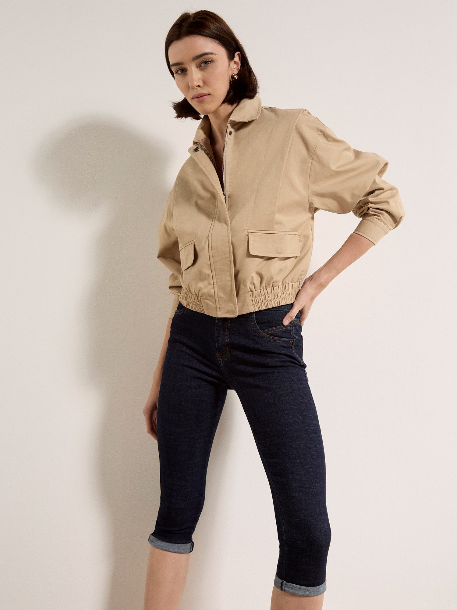Apricot Skinny-fit-Jeans Skinny Fit Jeans in Capri-Länge