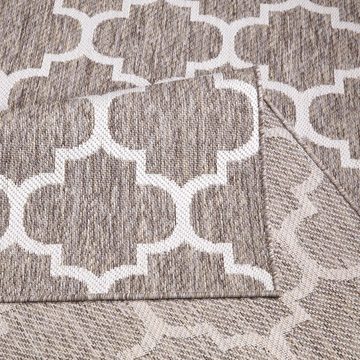 Teppich Outdoor, Carpet City, rechteckig, Höhe: 5 mm, UV-beständig, Flachgewebe, auch in quadratischer Form erhältlich