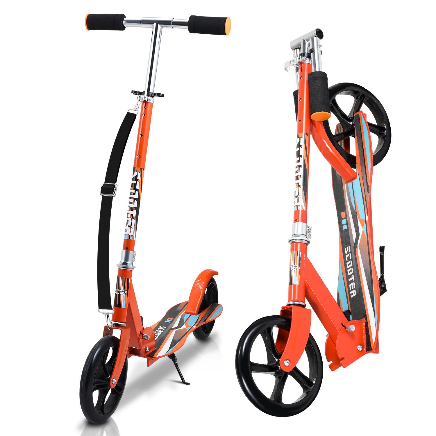 Scooter Kinderoller Scooter Faltbarer Kinderscooter Höhenverstellbar