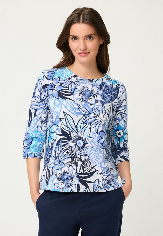 Olsen Sweatshirt mit Allover-Dessin