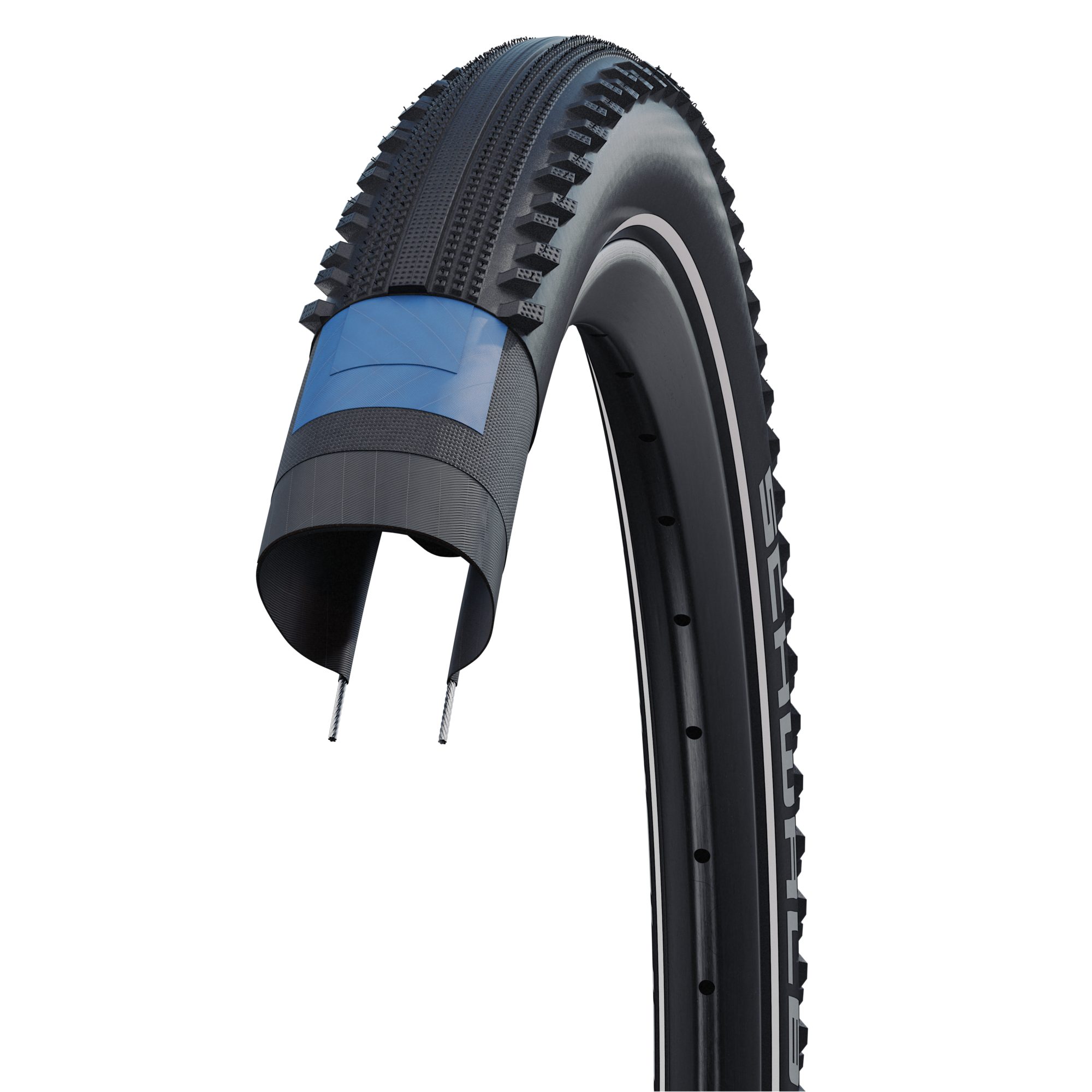Schwalbe Fahrradreifen Schwalbe Hurricane 57-622 Drahtreifen RaceGuard 29x2.25, Drahtreifen