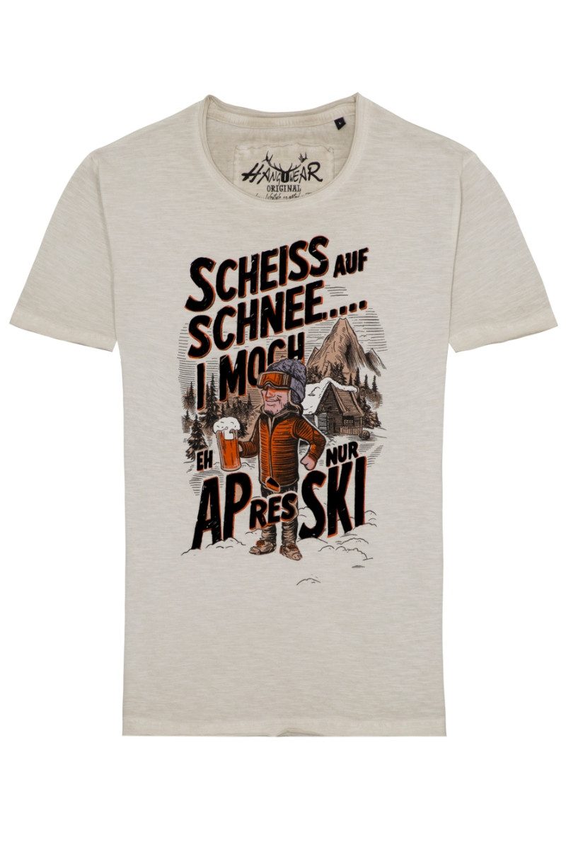 Hangowear Trachtenshirt Shirt Herren - GOTTLIEB - hellgrau