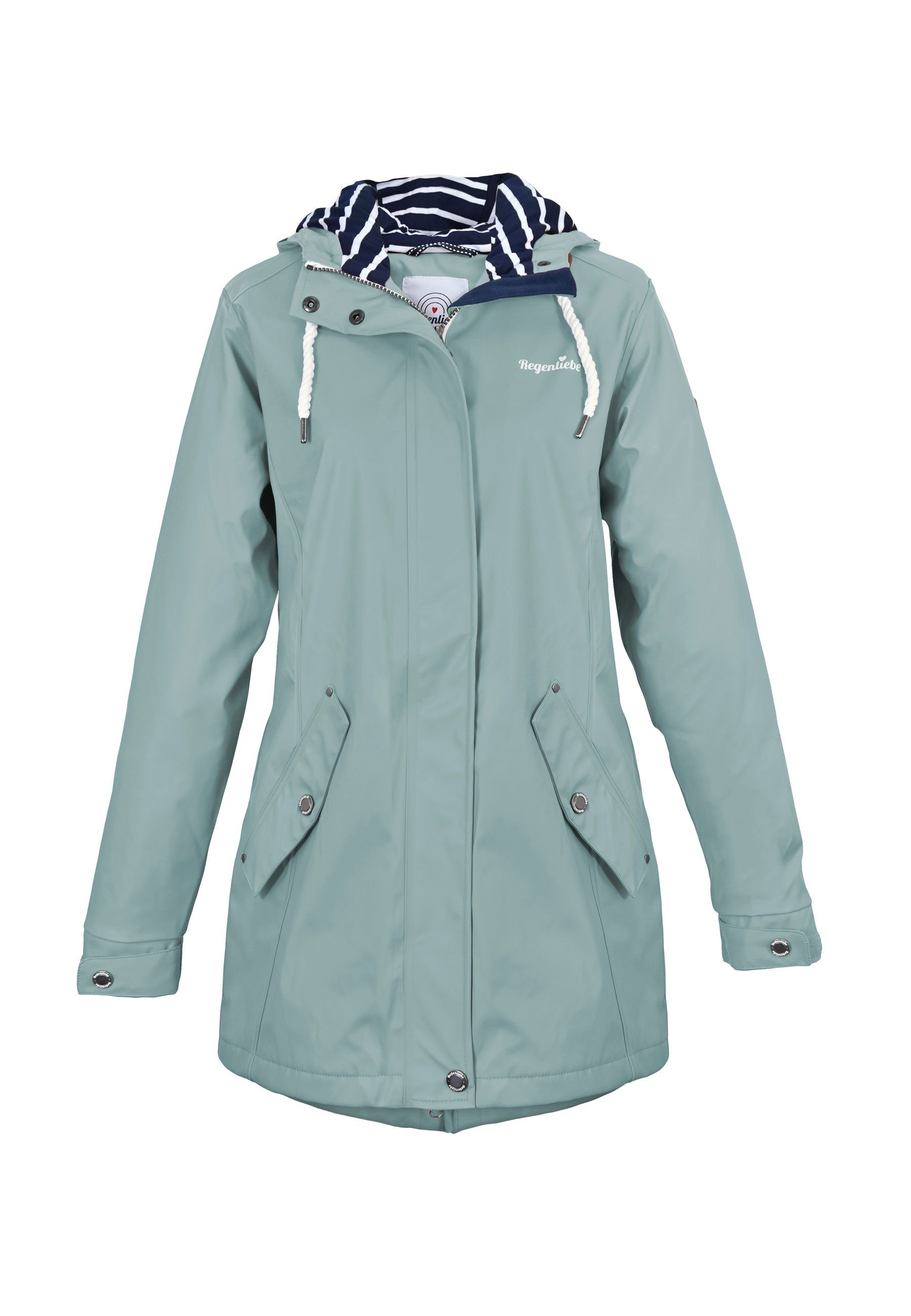 Regenliebe Regenjacke Friesennerz taillierter Regenmantel mit günstig online kaufen