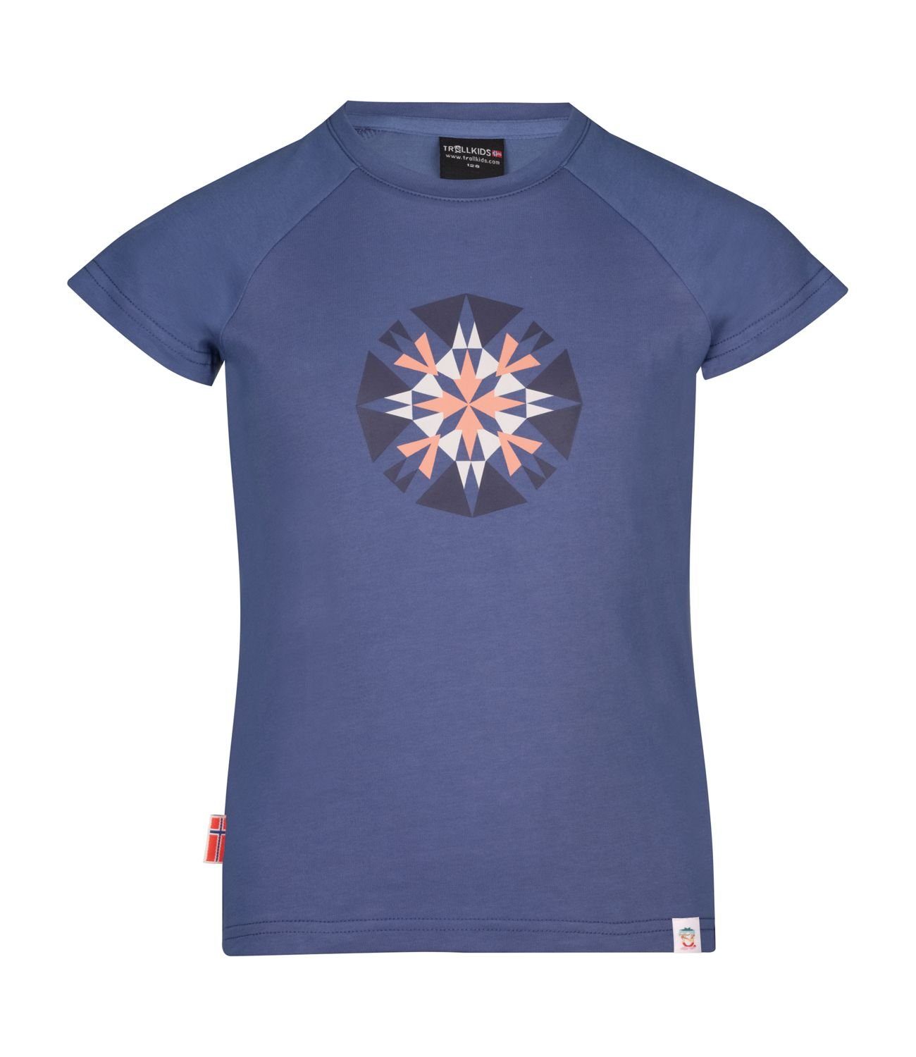 T-Shirt Lotusblau Senja TROLLKIDS T 30+ UV-Schutz