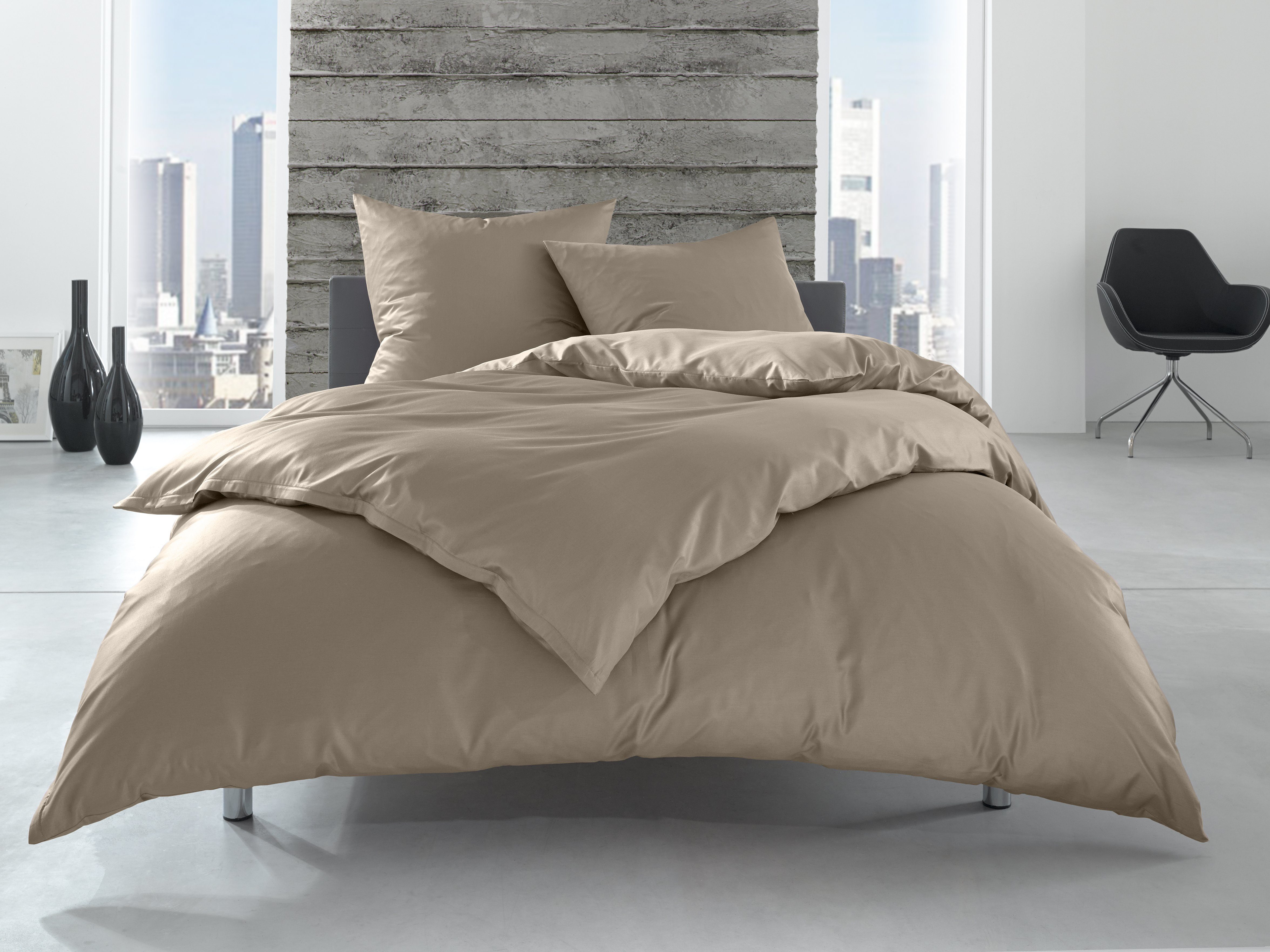 BETTWAESCHE-MIT-STIL Bettwäsche Linon / Renforcé Hotelbettwäsche günstig online kaufen