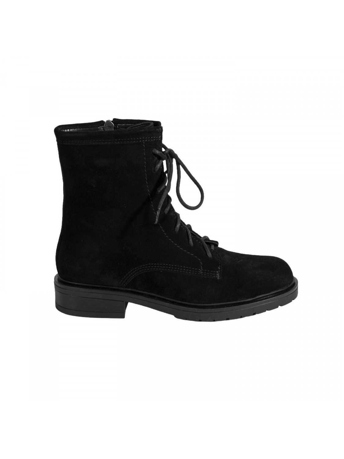 Desa Damenstiefel – Obermaterial aus Leder, Schnürung, runde Zehenpartie, Stiefel