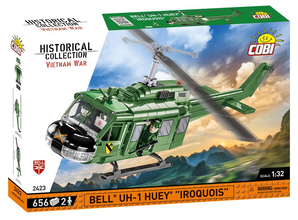 2423 Hubschrauber Bell® UH-1 Huey® IROQUOIS Bausatz Spielbausteine