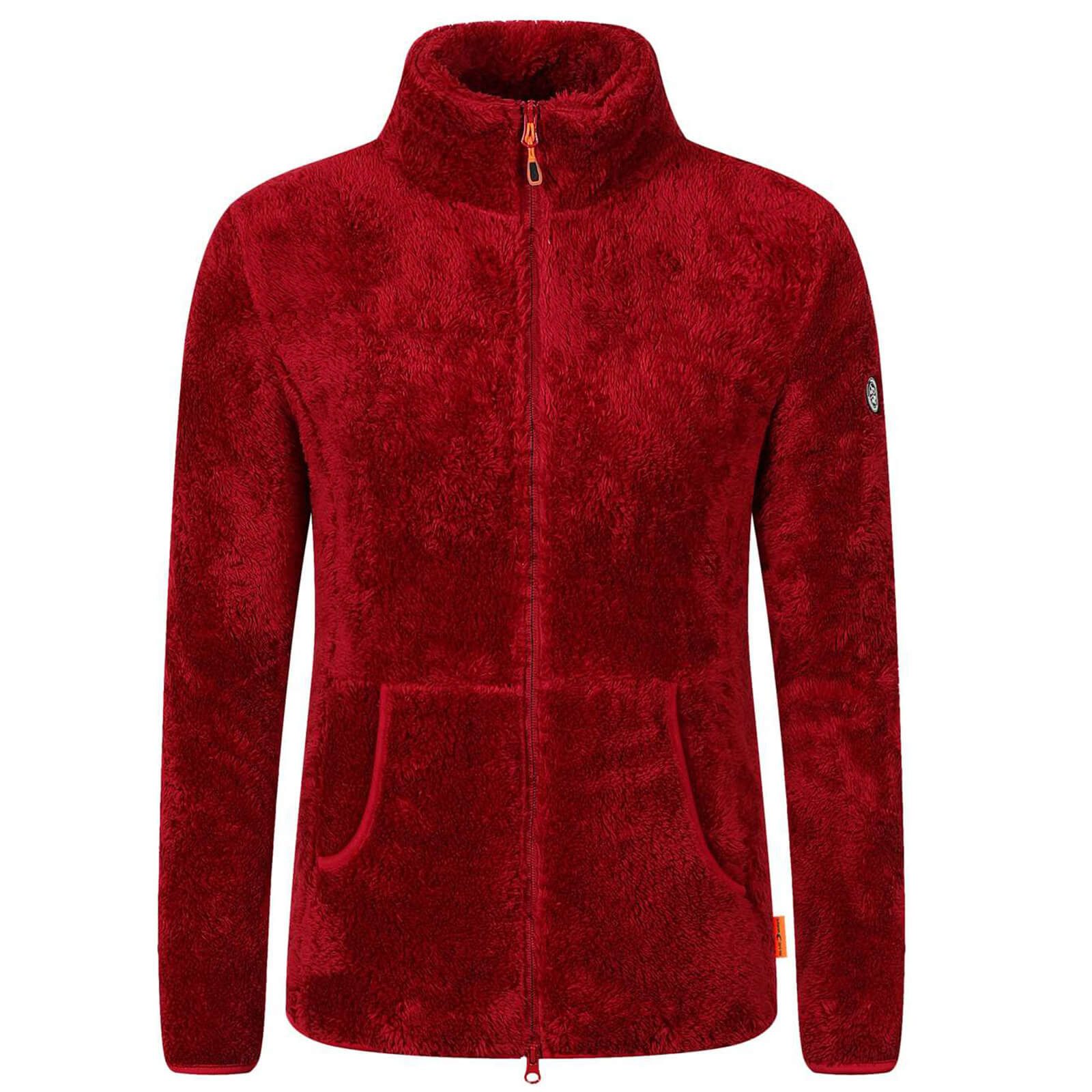 Blue Wave Fleecejacke Nele Damen Sherpafleecejacke Nele mit Stehkragen und Reißverschluss
