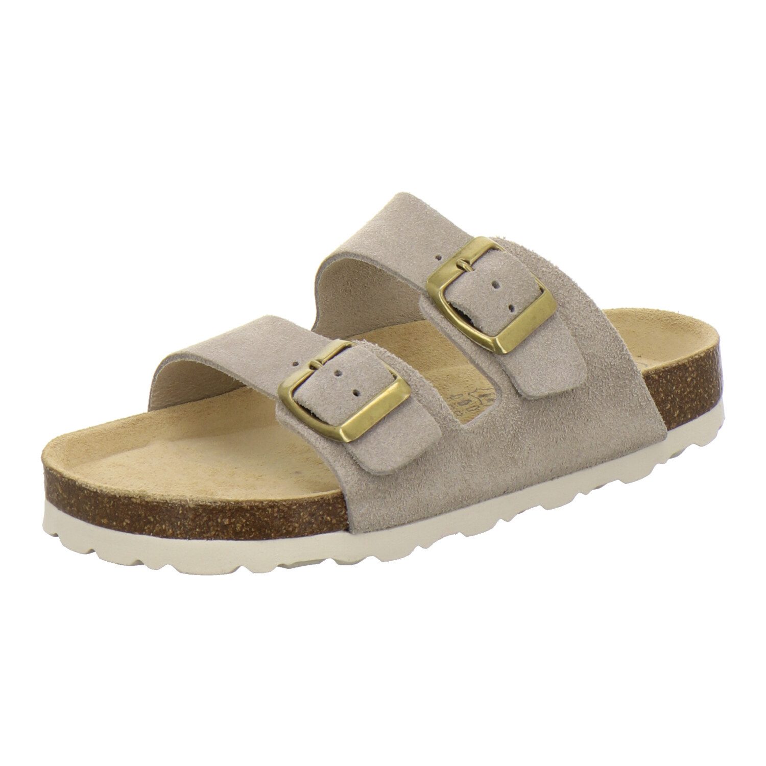 AFS-Schuhe 110074 Zweischnaller Pantolette für Mädchen in modischer Farbe aus Wildleder