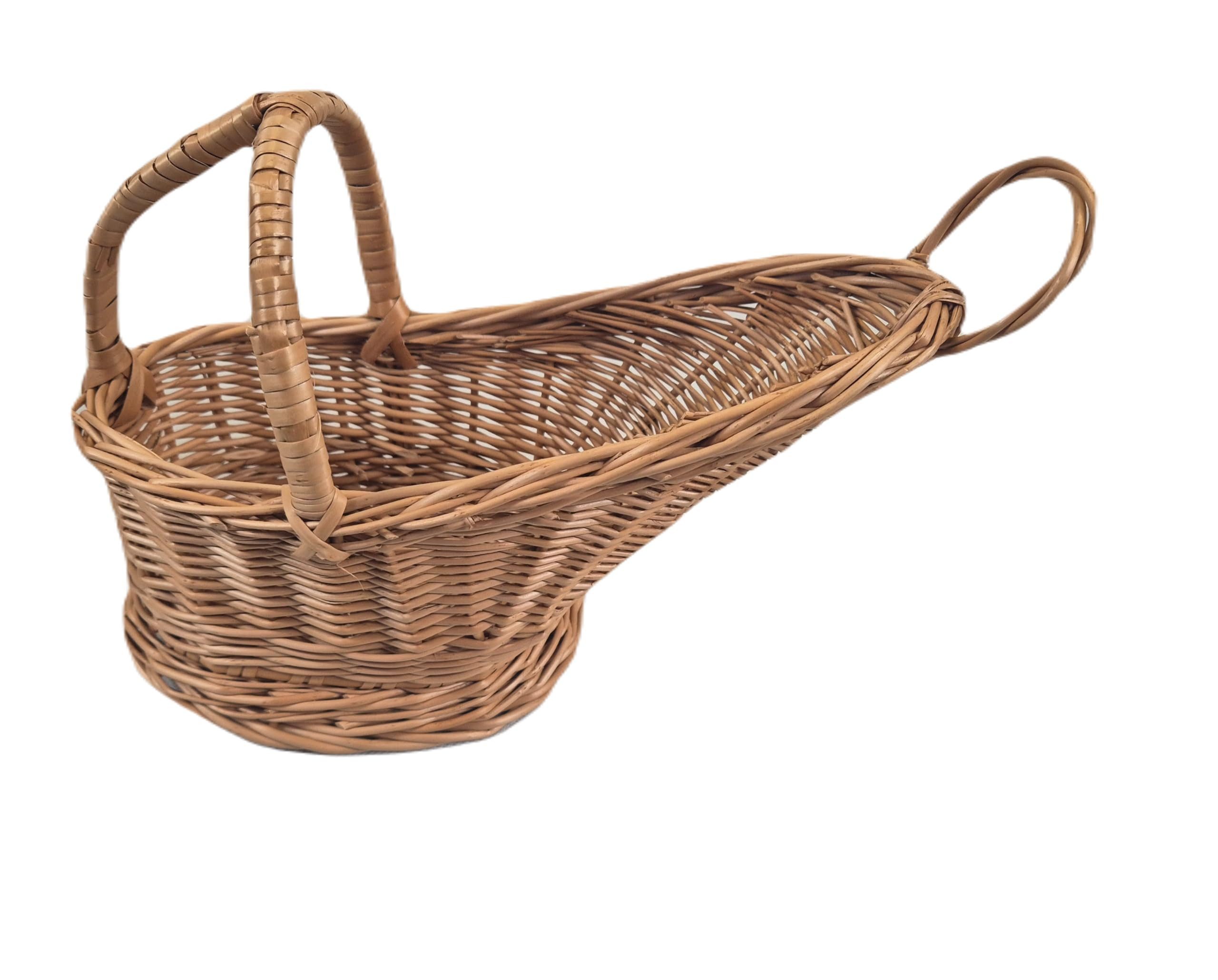 natuleo by pokuc Flaschenkorb Weinkorb aus Weide Flaschenhalter Flaschenkorb Weidenkorb Weinhalter