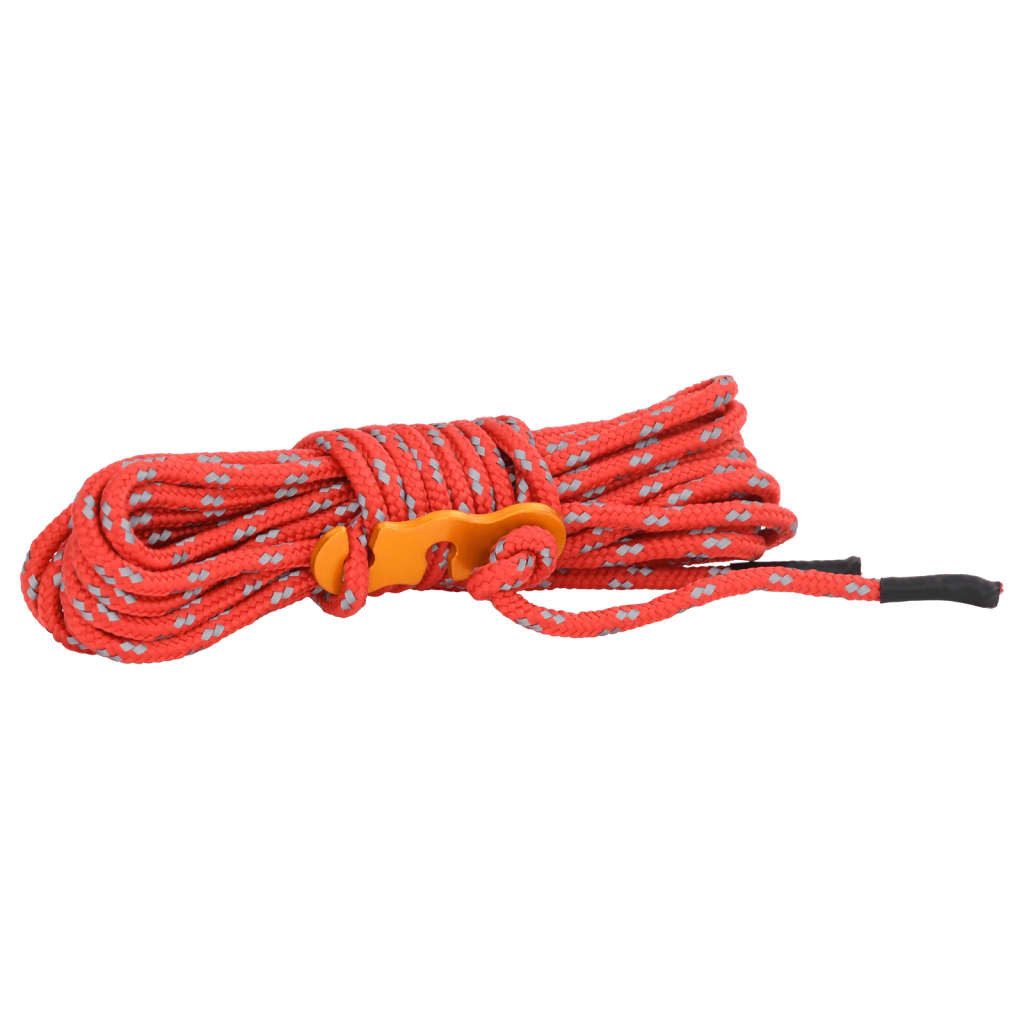 vidaXL Zeltleinen mit Seilspannern 8 Stk. Reflektierend 4 m 4 mm Abspannleine (1-tlg)