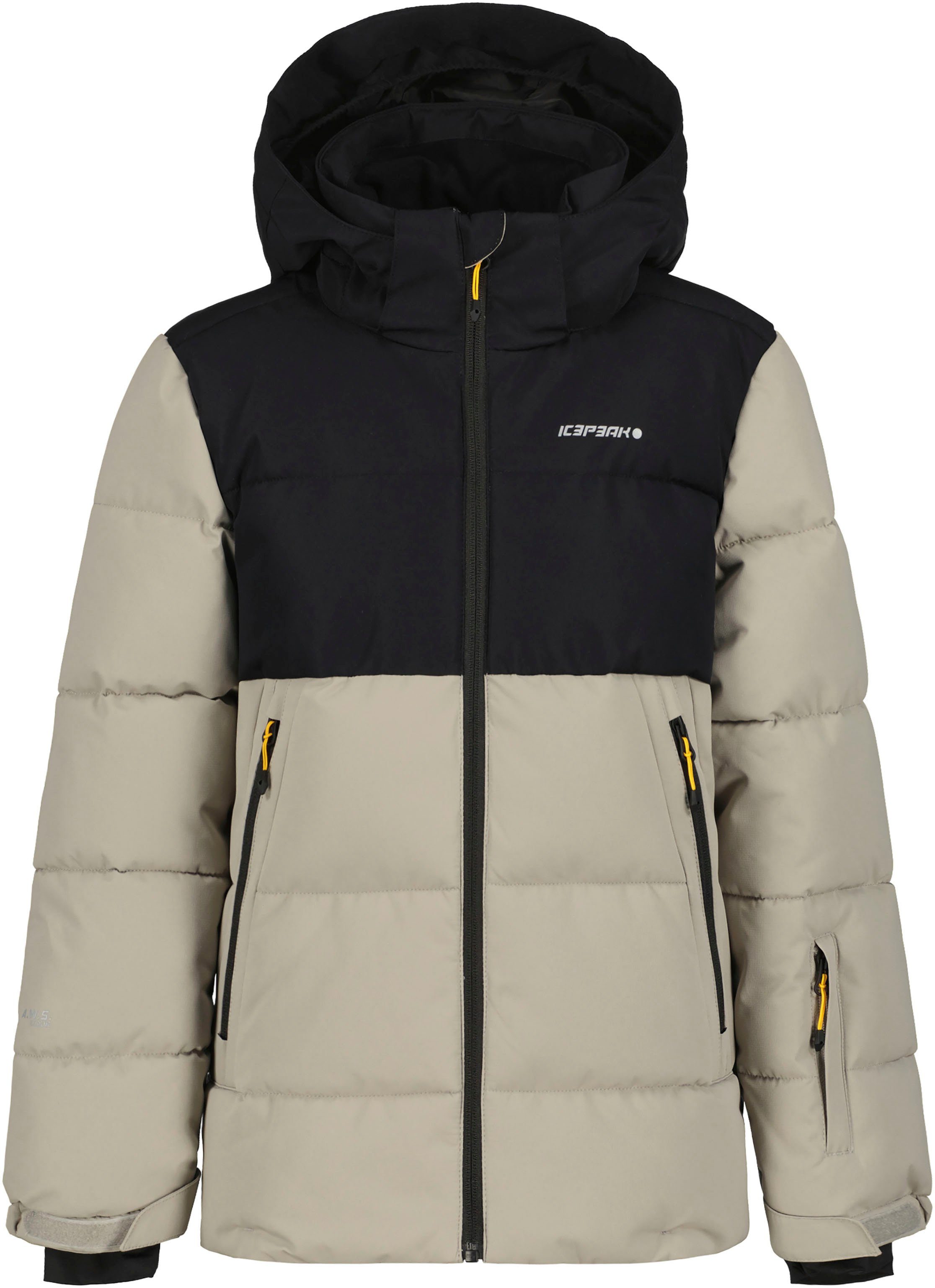 Icepeak Skijacke K SKIJACKE LOUIN mit Öffnung für Kopfhörerkabel an der Innentasche STEEL GREY | Windbreakers