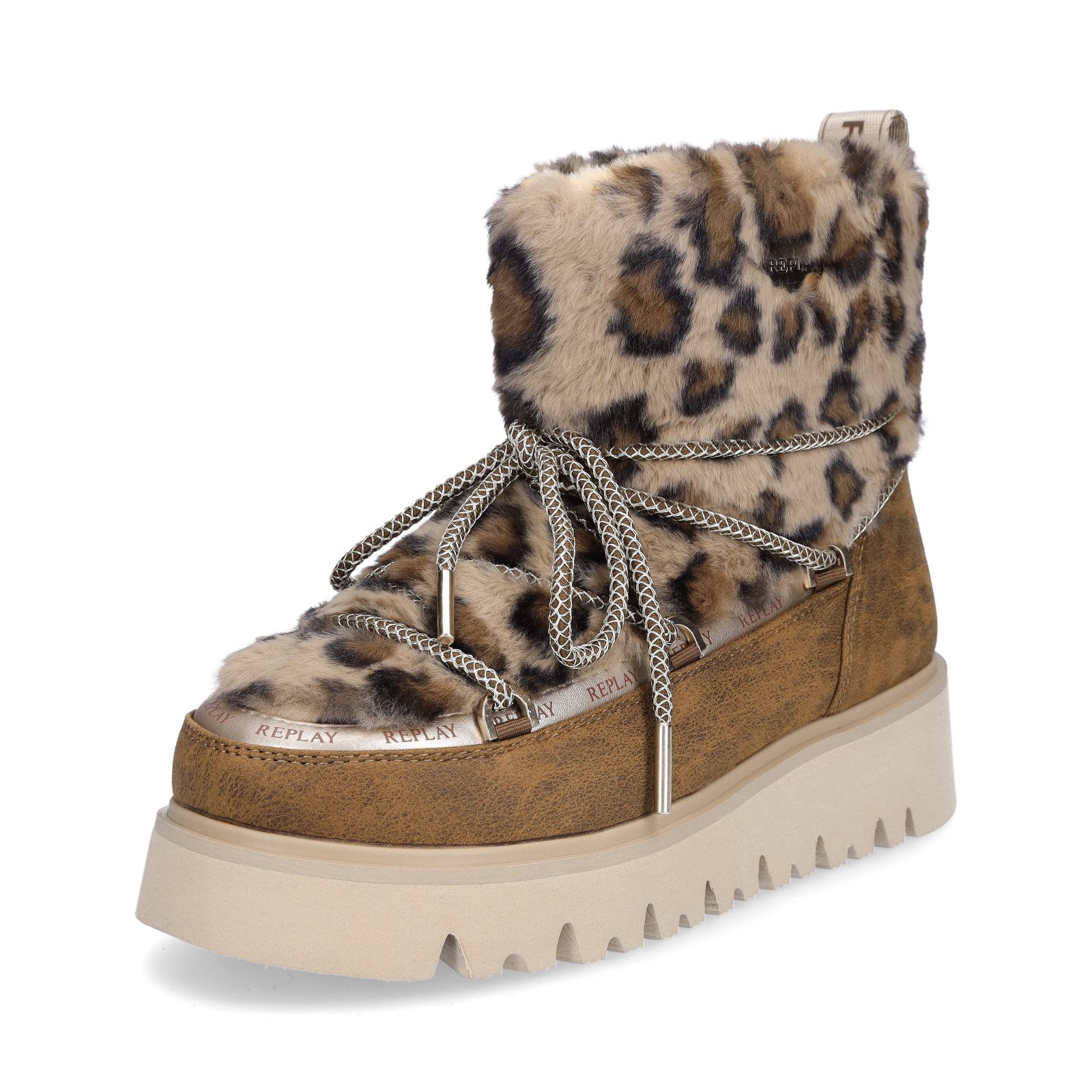 Replay Replay Damen Moonboots Melrose Snow Leo Ankleboots günstig online kaufen
