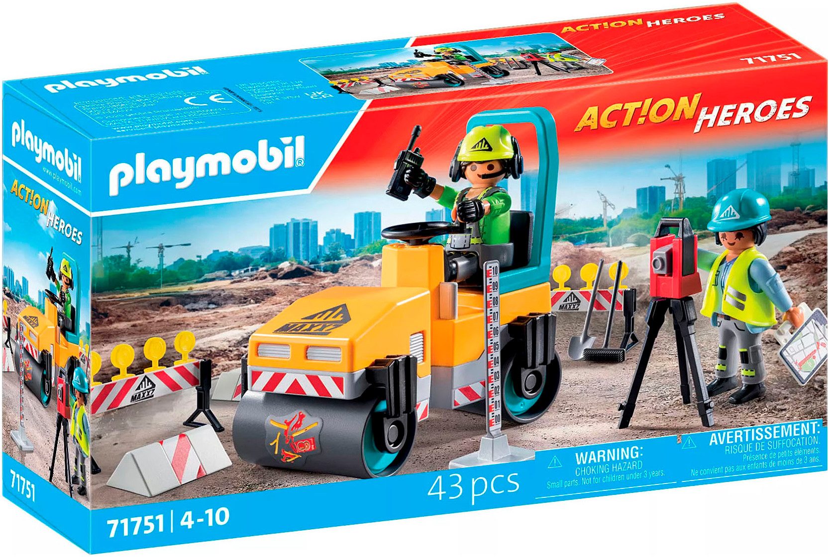 Playmobil® Straßenbaustelle (71751), Playmobil Action Heroes günstig online kaufen