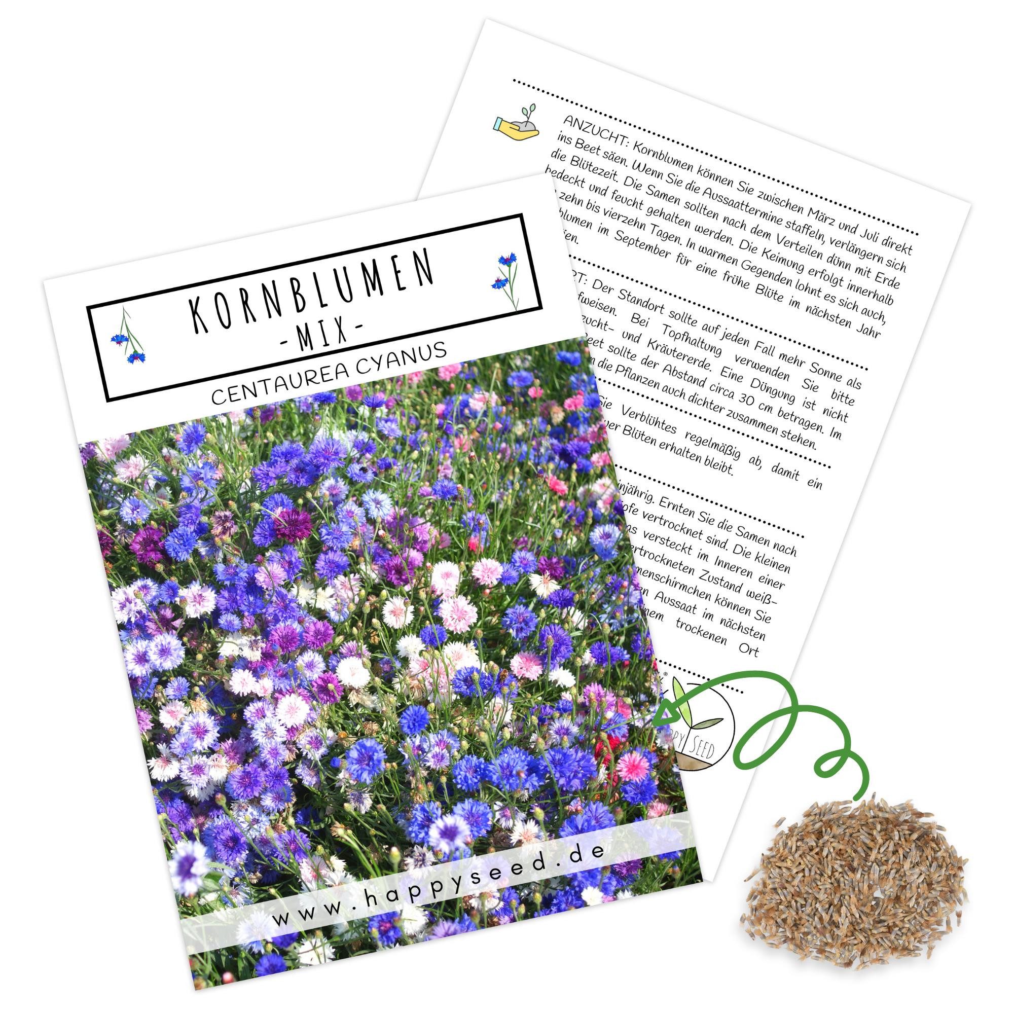 HappySeed Blumensamen Kornblumen Samen (Centaurea cyanus) günstig online kaufen