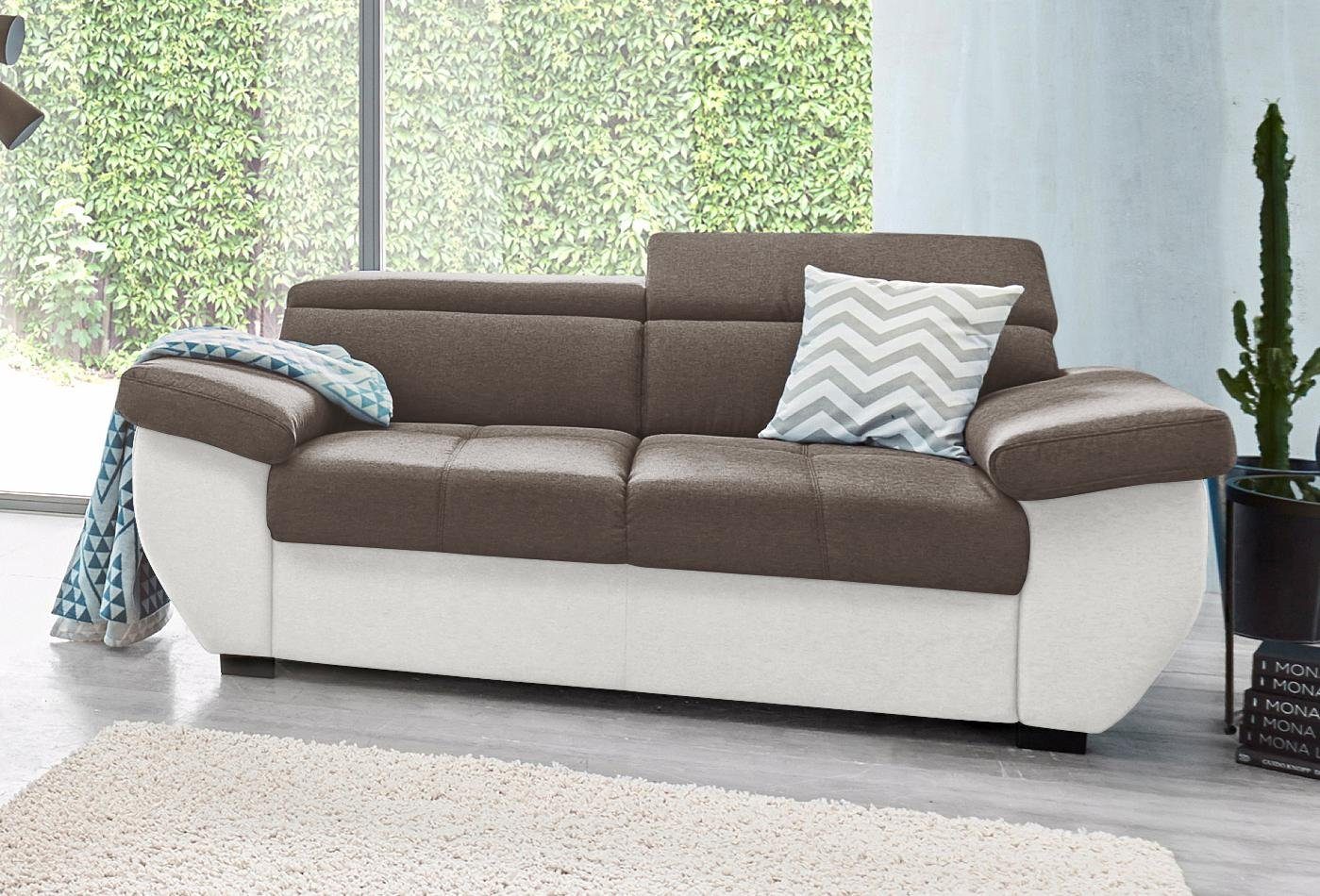COTTA 2-Sitzer Speedway, Big-Sofa mit Kopfteilverstellung günstig online kaufen