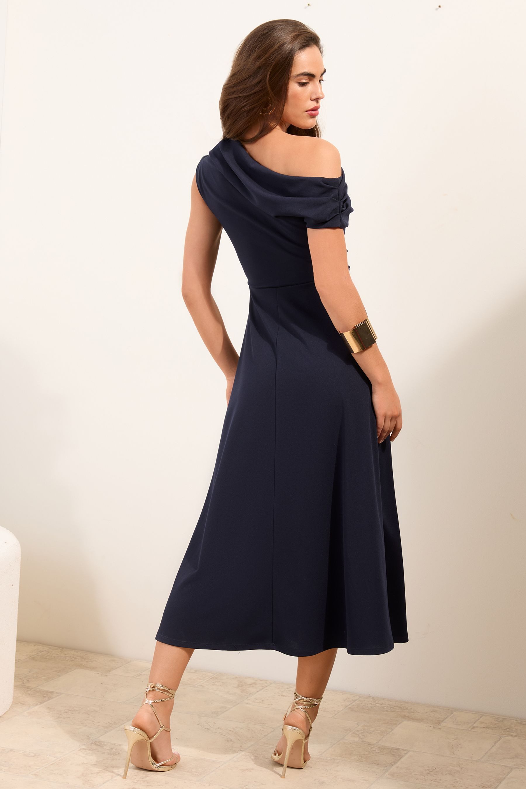 Friends Like These Midikleid Friends Like These schulterfreies Midikleid (1 günstig online kaufen