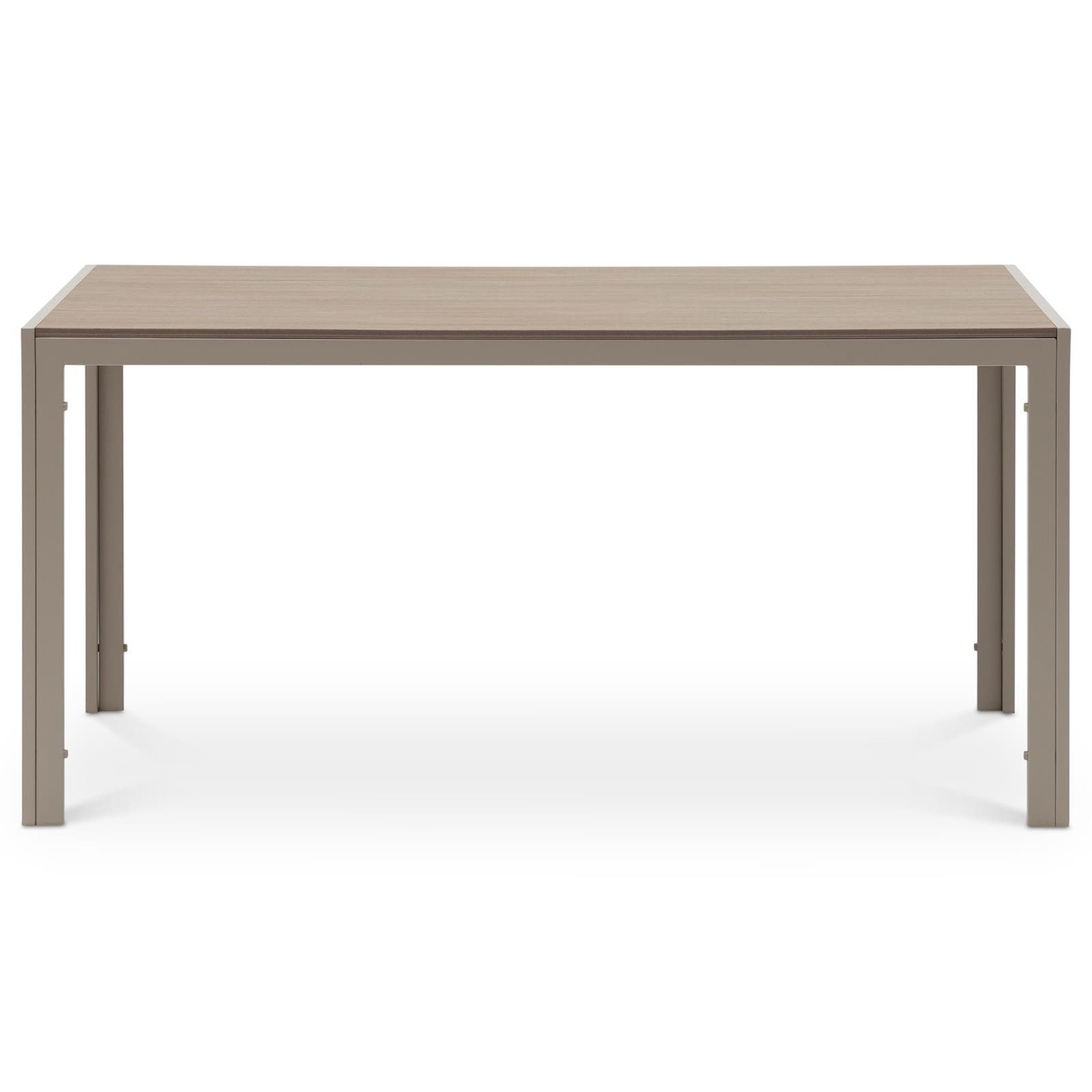 IDIMEX Gartentisch MONDELLO, Terrassentisch wetterfest 150x90 cm Champagner