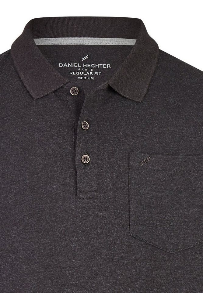 HECHTER PARIS Poloshirt, Aus hochwertigem Baumwoll-Materialmix