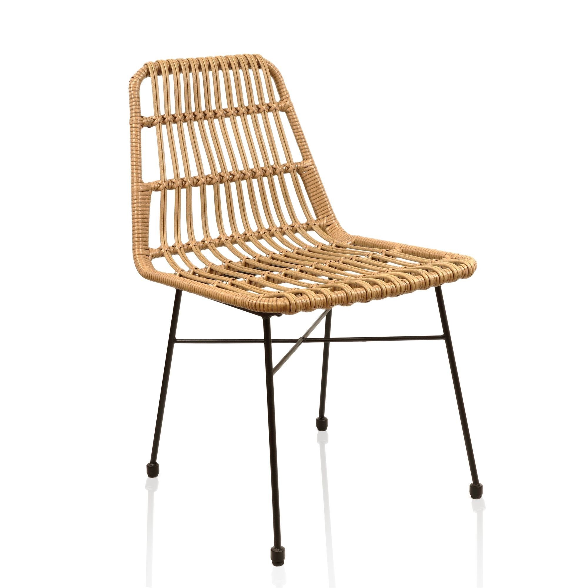 Lycce Rattanstuhl Stuhl Gartenstuhl LEON Loungemöbel günstig online kaufen