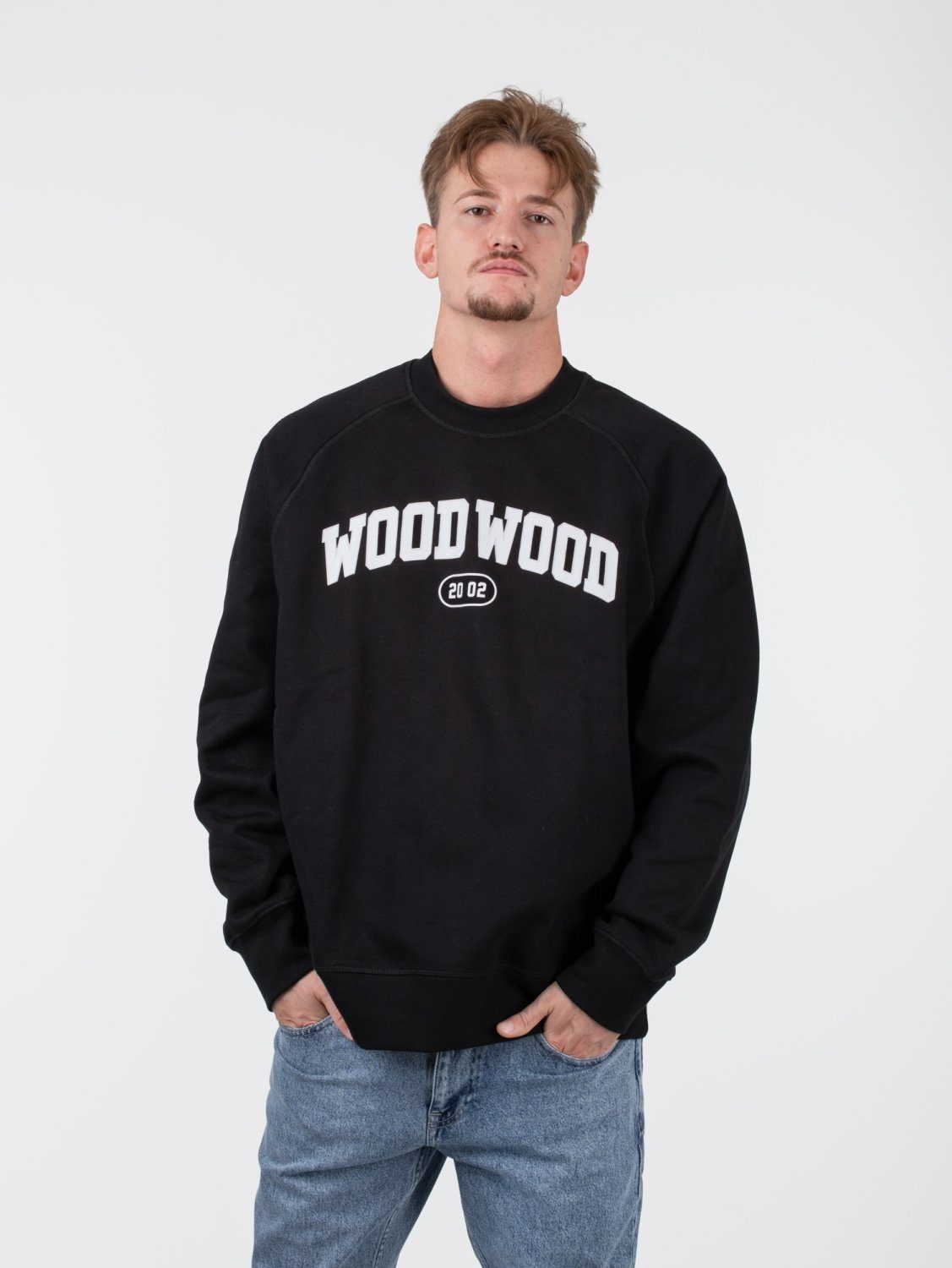 Hester Sweatshirt WOOD Black Sweater Wood Ivy Wood WOOD