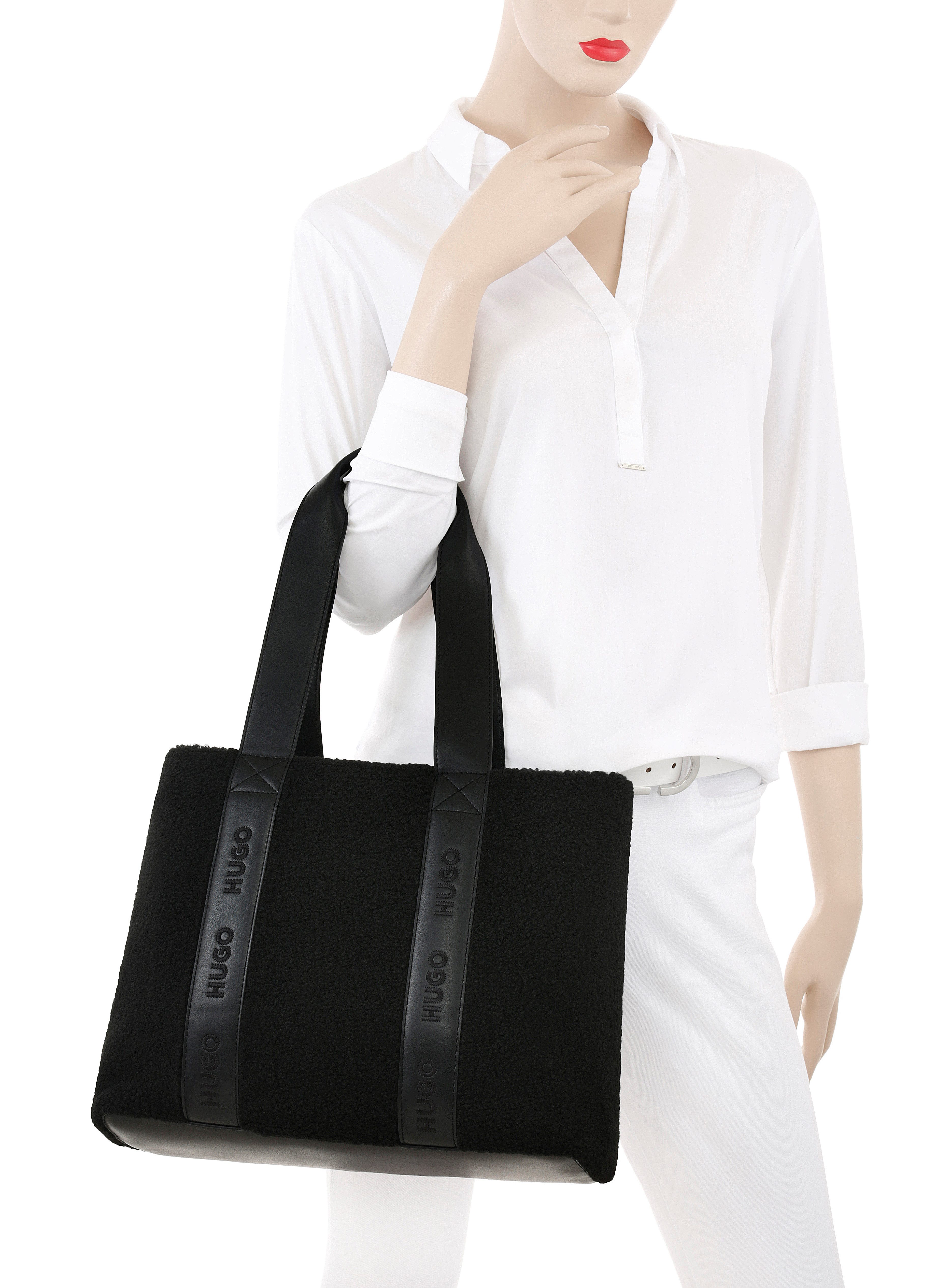 HUGO Henkeltasche Becky, Damen-Schultertasche, Umhängetasche, Shopper in Te günstig online kaufen