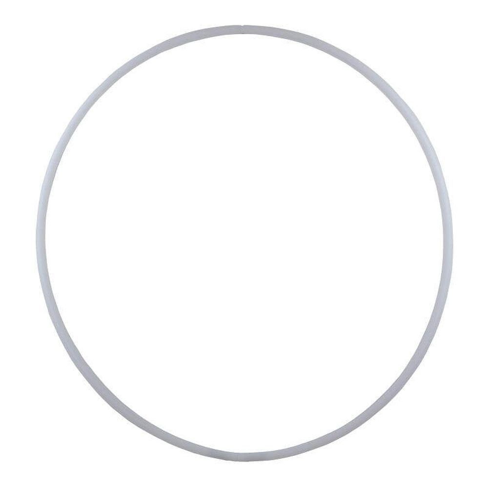 Hoopomania Hula-Hoop-Reifen Hula Hoop Rohling, steckbar (Snap Button), Ø 130cm, Weiss