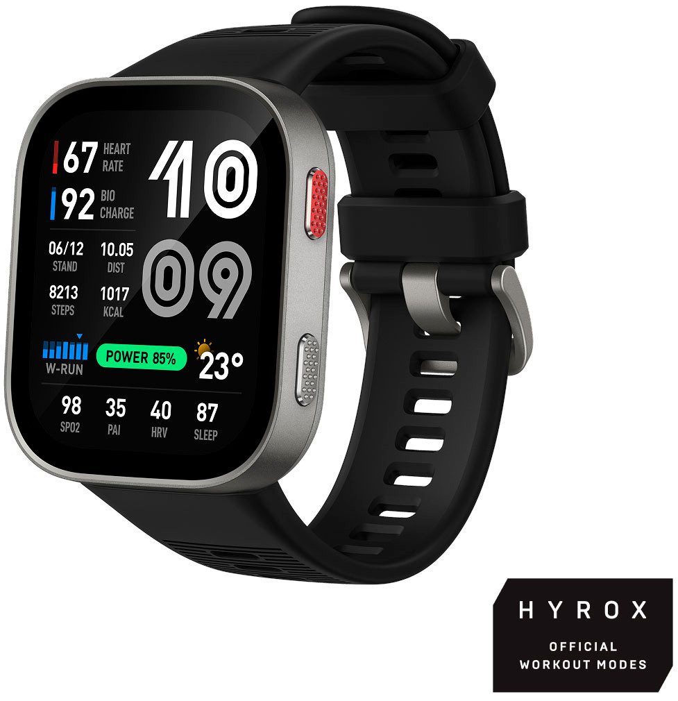 Amazfit Bip Max Smartwatch (5.25 cm/2.07 Zoll, Amazfit OS), Hyrox Race Mode