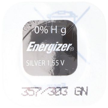 Energizer Energizer 357, Ucar 357, SR44W Knopfzelle für Uhren etc. Knopfzelle, (1,6 V)