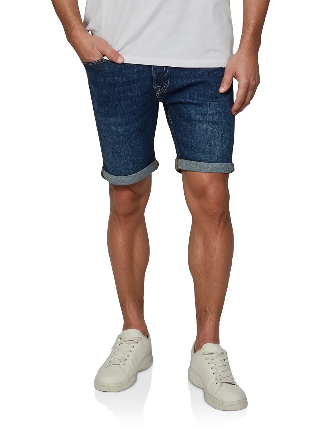 Jeansshorts Herren Shorts JJIRICK Regular Fit