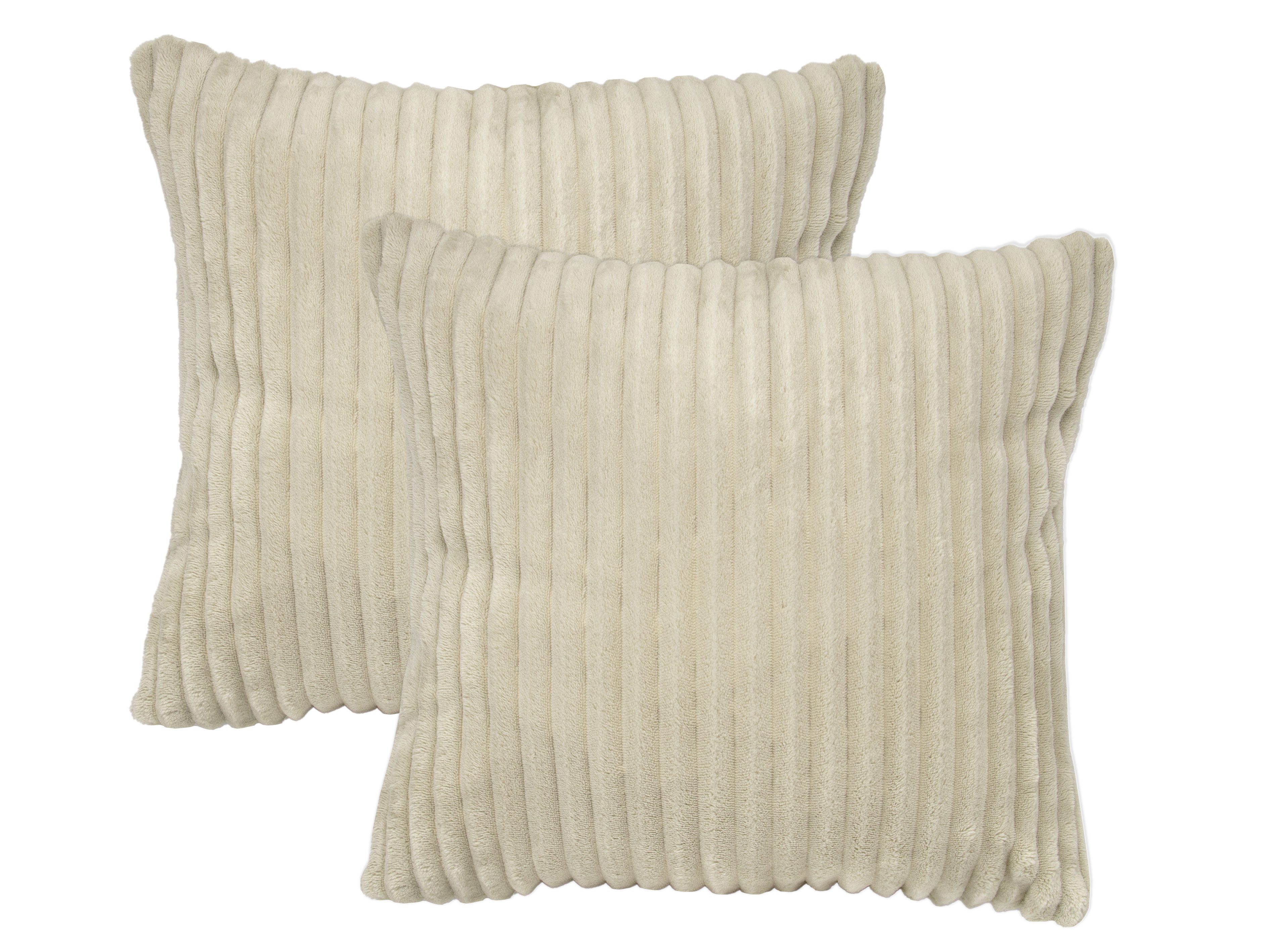 ZOLLNER Kissenbezug, (2 Stück), 40 x 40 cm, 100% Polyester, vom Hotelwäschespezalisten