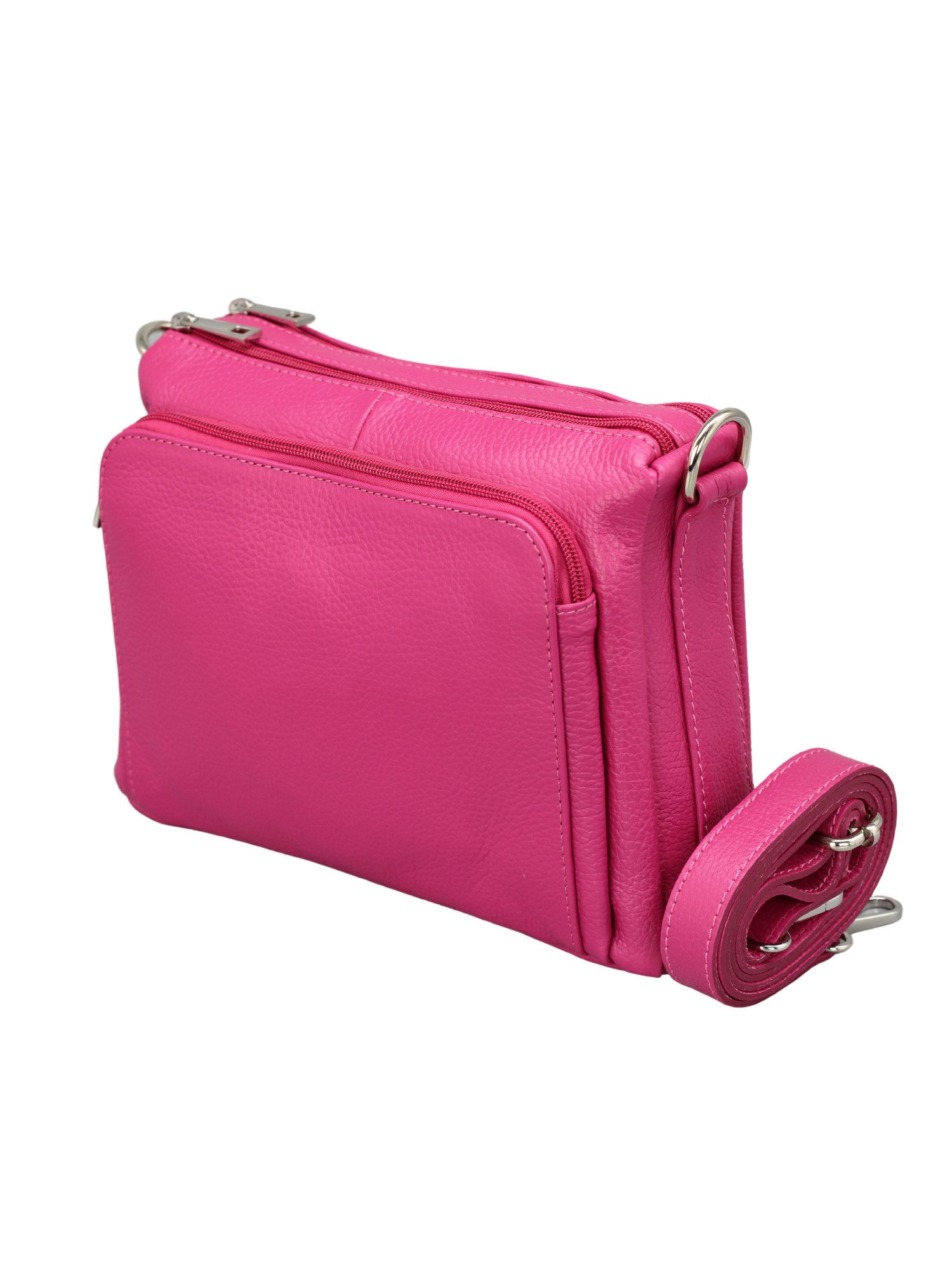 Adel Bags Schultertasche BECKY Umhängetasche für Damen, Schultertasche aus Echtleder (Einzelstück, verstellbarer Lederriemen), Handarbeit aus Italien
