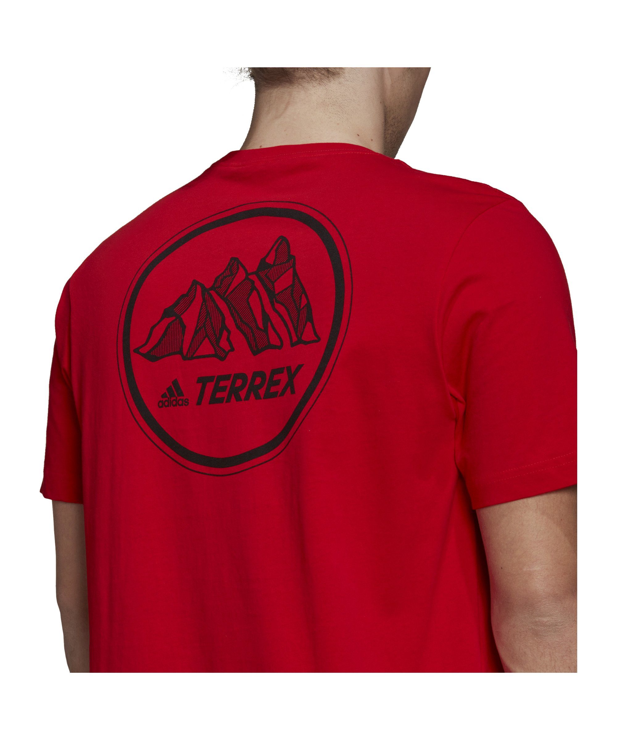 Graphic adidas default Terrex Performance T-Shirt T-Shirt Mountain
