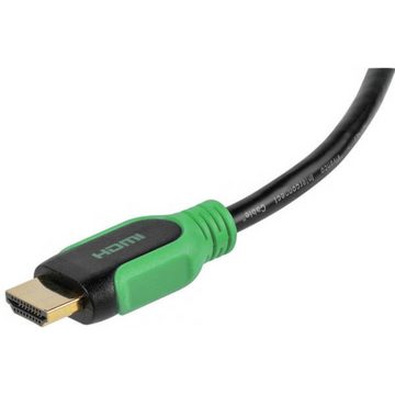 Vivanco High Speed - HDMI-Kabel - schwarz/grün HDMI-Kabel