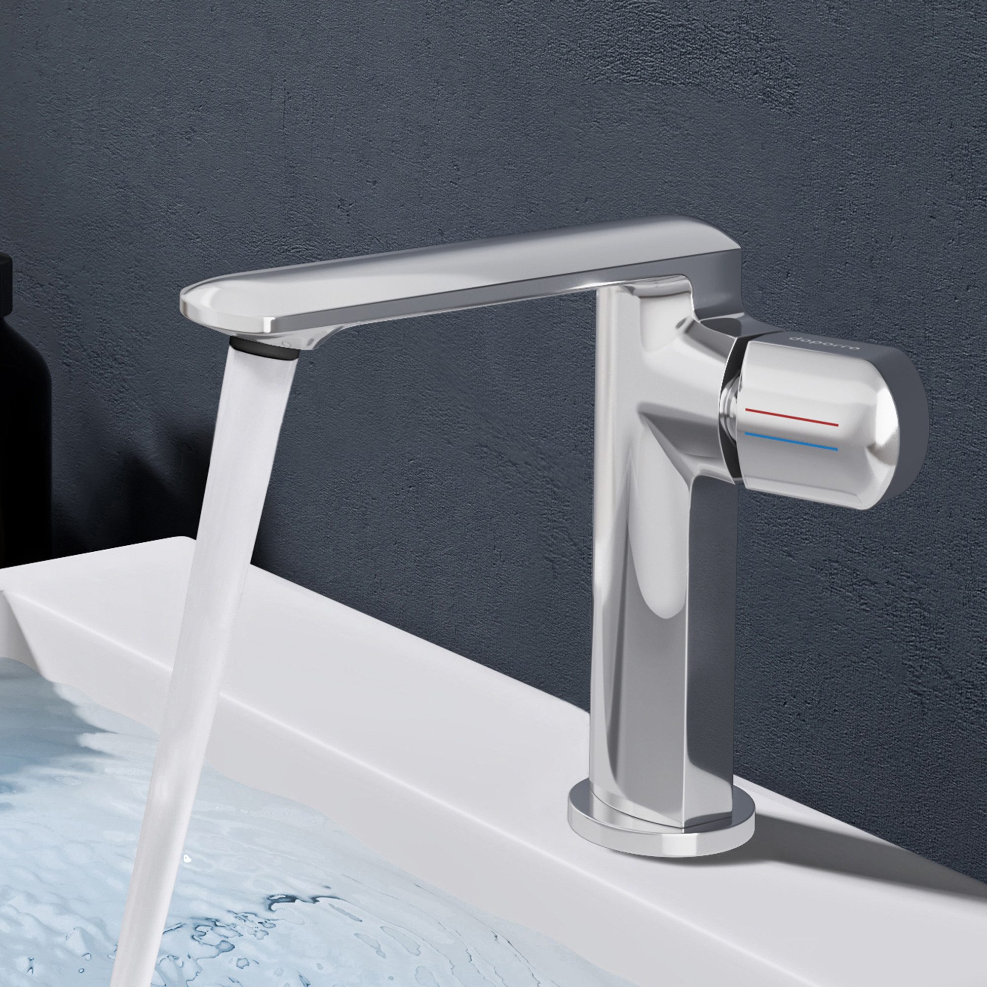 doporro Waschtischarmatur Wasserhahn Bad Waschtischarmaturmit Auslaufhöhe günstig online kaufen