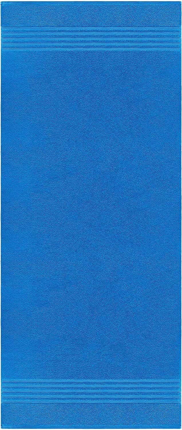 Strandtücher cm London, blau (1-St), Herren Frottee 85x200 Saunahandtuch Capri Blau Lashuma