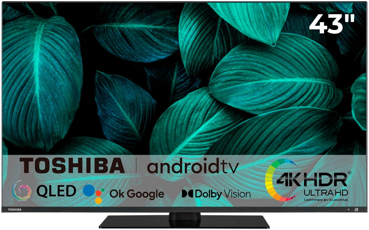 Toshiba 43QA7D63DG LED-Fernseher (108 cm/43 Zoll, 4K Ultra HD, Android TV)