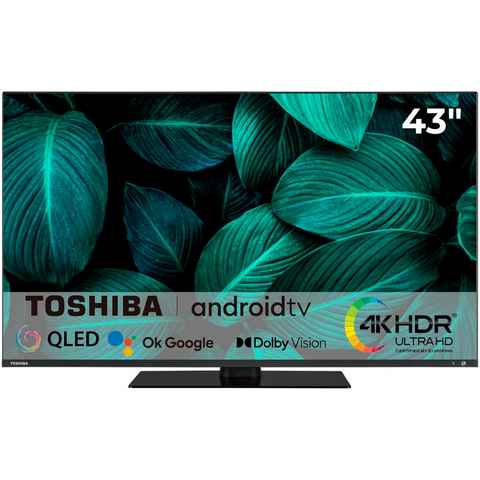 Toshiba 43QA7D63DG LED-Fernseher (108 cm/43 Zoll, 4K Ultra HD, Android TV)