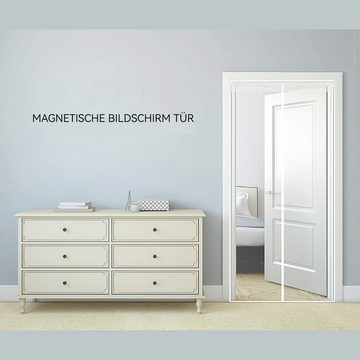 AUKUU Insektenschutz-Vorhang Sommer Sommer Anti Mücken Türvorhang magnetischer Mesh, Bildschirm Türvorhang Küche Wohnzimmer Schlafzimmer magnetischer