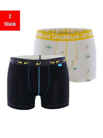 UnaBux Retro Pants Boxer Briefs HAWK HEAD / FIVE FINGERS (2-St)