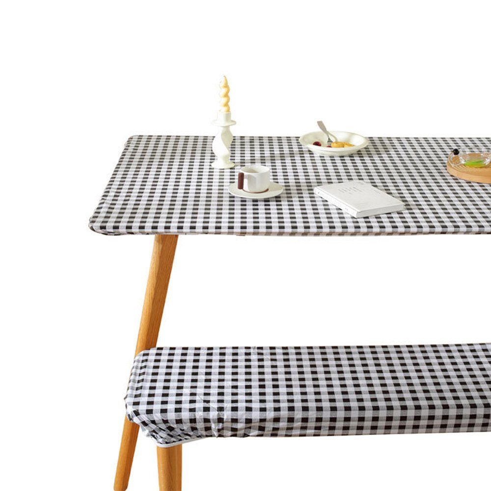 elastische abwischbar Outdoor Terrasse Küche Esszimmer für Tischdecke Tischdecke FELIXLEO