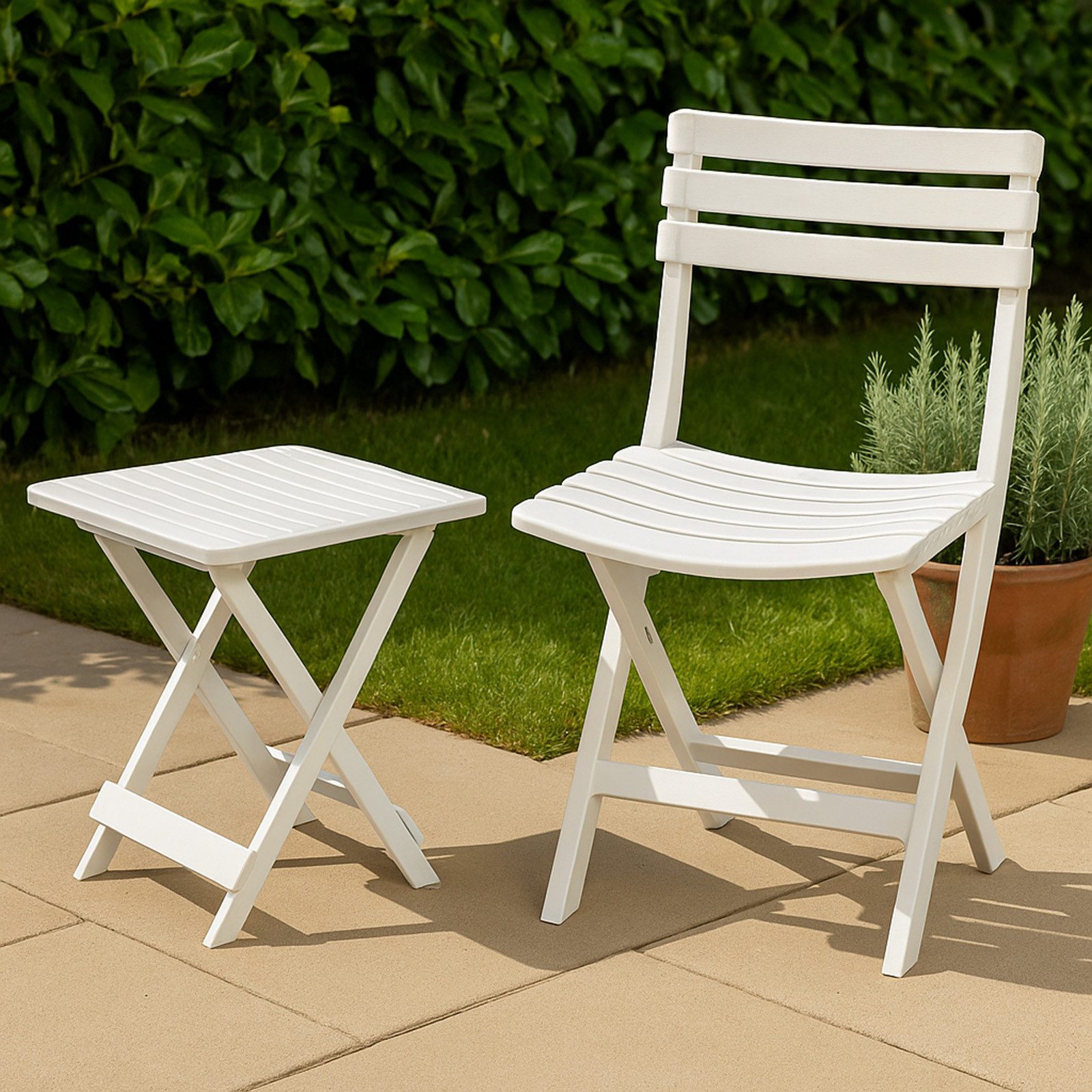 Progarden Klapptisch Beistelltisch Campingtisch Kunststoff Gartentisch günstig online kaufen