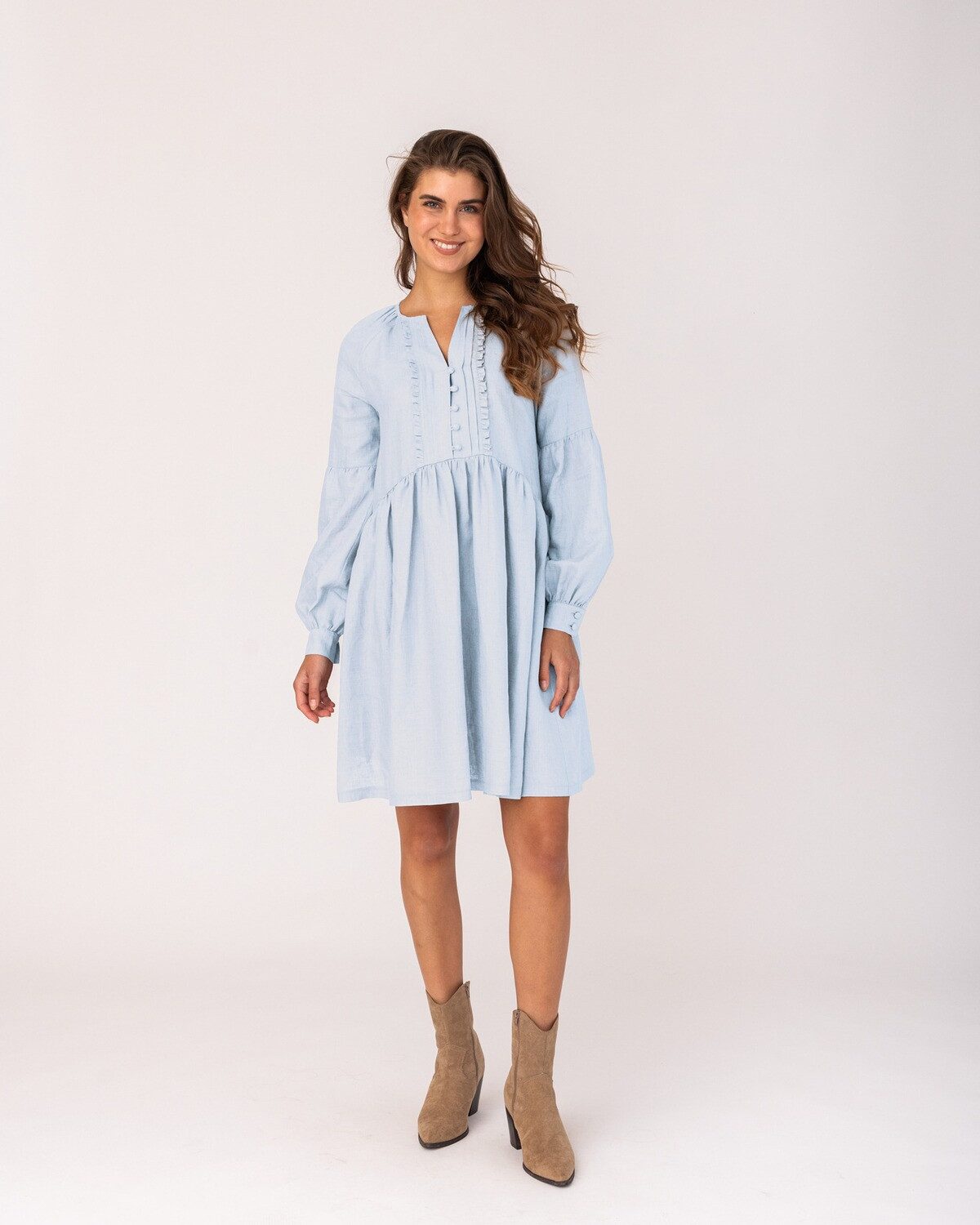 FELICITAS Midikleid Langarm-Kleid Karlin