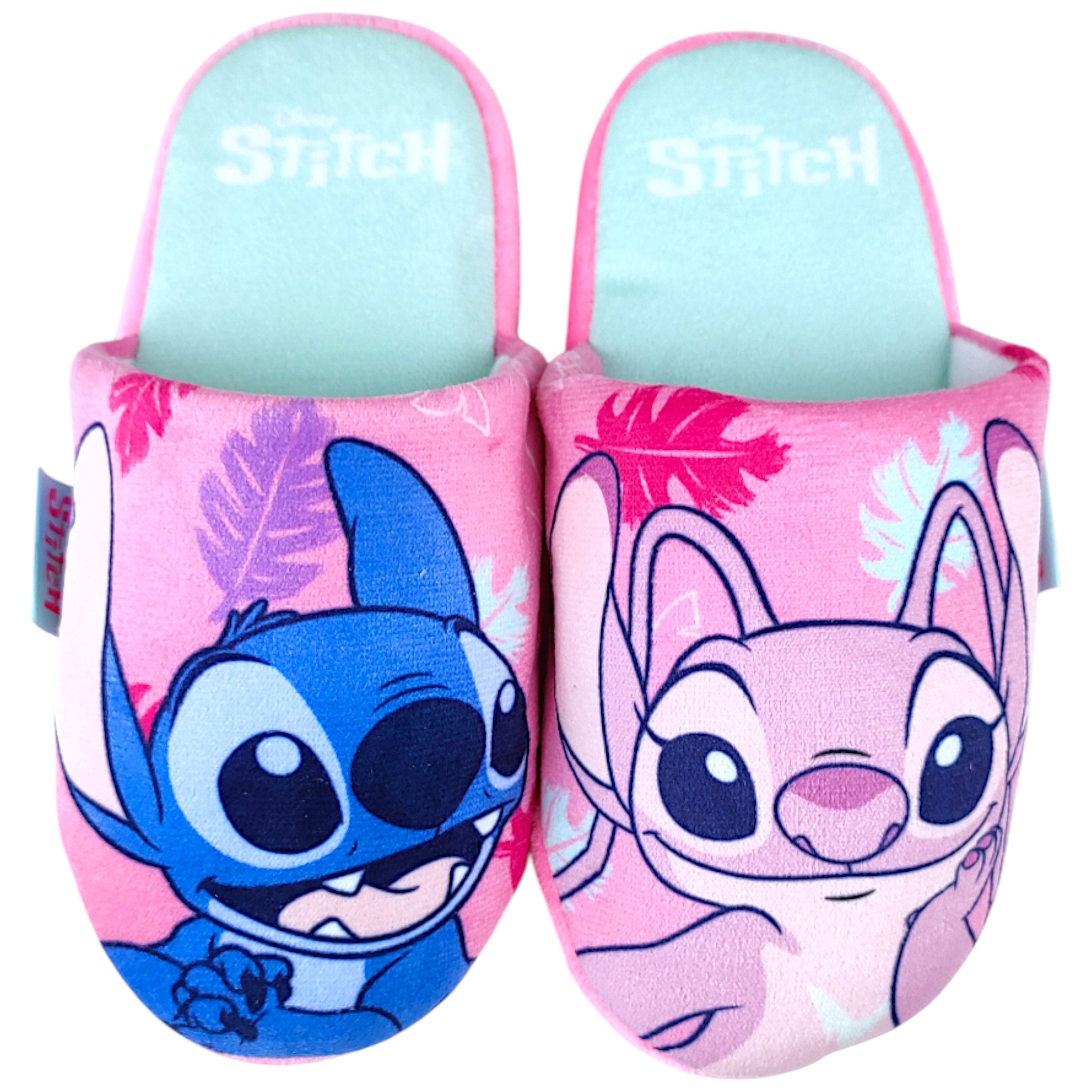 Lilo & Stitch Stitch & Angel Hausschuh Mädchen Slipper Pantoffeln Gr. 28-35