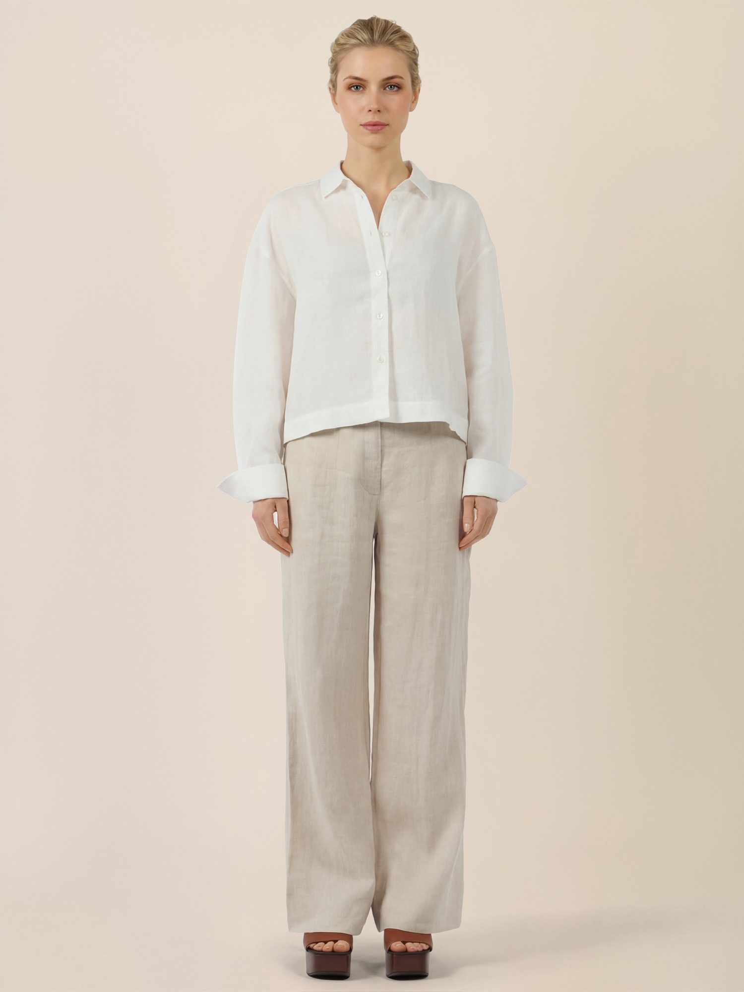 Apart Blusenshirt aus Leinen